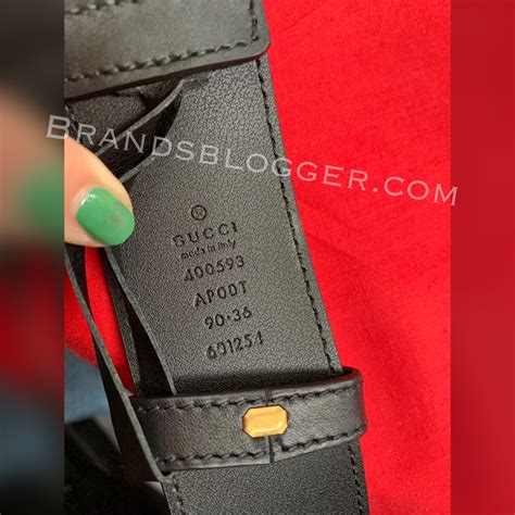 gucci belt serial check|Gucci belt identification check.